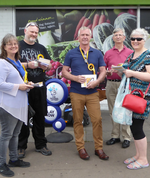 Tom McCann at Langley Harrow Market, May 2017