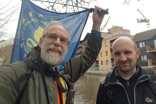 SwanseaWalk4EU_with Matthew Taylor