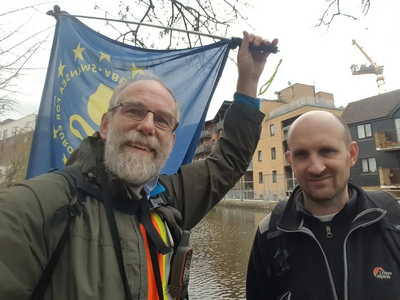 SwanseaWalk4EU_with Matthew Taylor