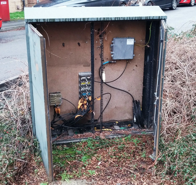 Bruce Close Utility Box reported by Cippenham Lib Dem Focus team 29 Jan 2020