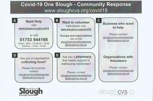 Covid-19 One Slough Community Response