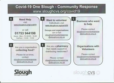 Covid-19 One Slough Community Response